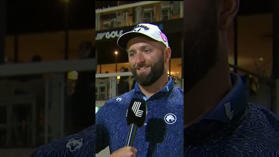 Jon Rahm after first round at LIV Golf Riyadh #LIV #Golf #golfer